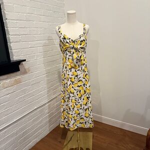 White House Black Market Lemon Sundress